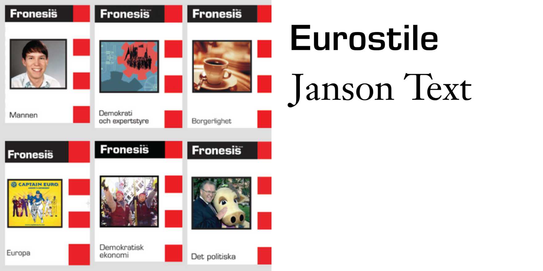 Fronesis magazine (1998–) - Fonts In Use