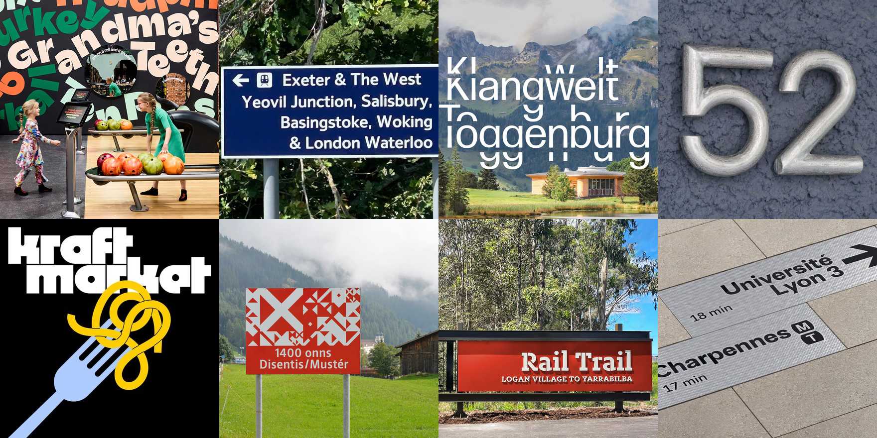 sign posts - Fonts In Use