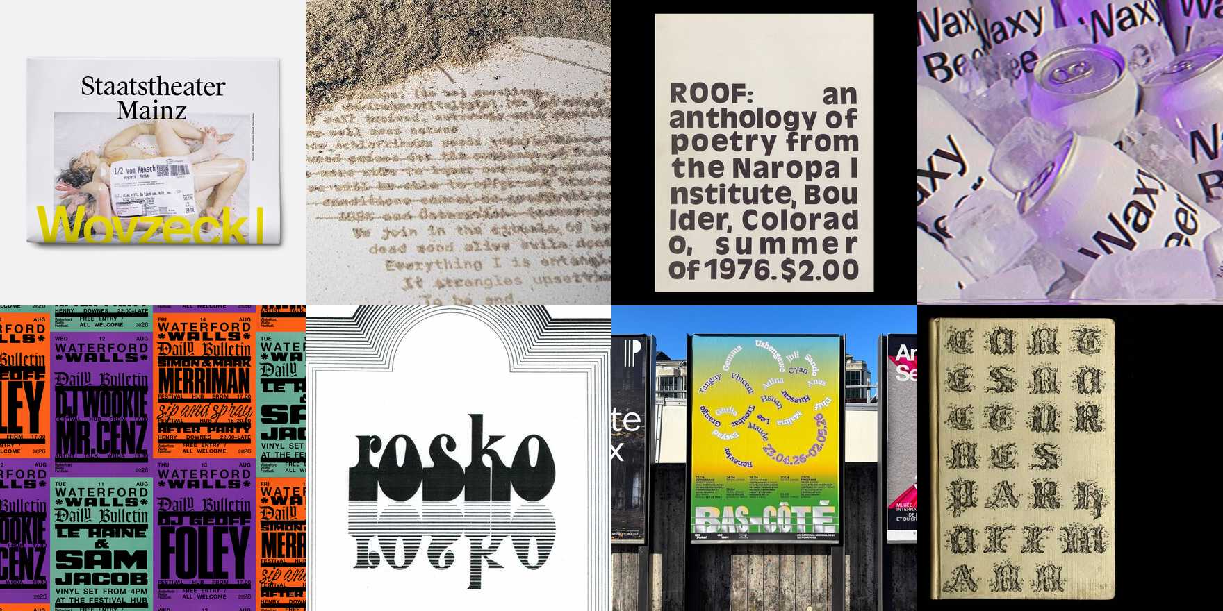 only type - Fonts In Use