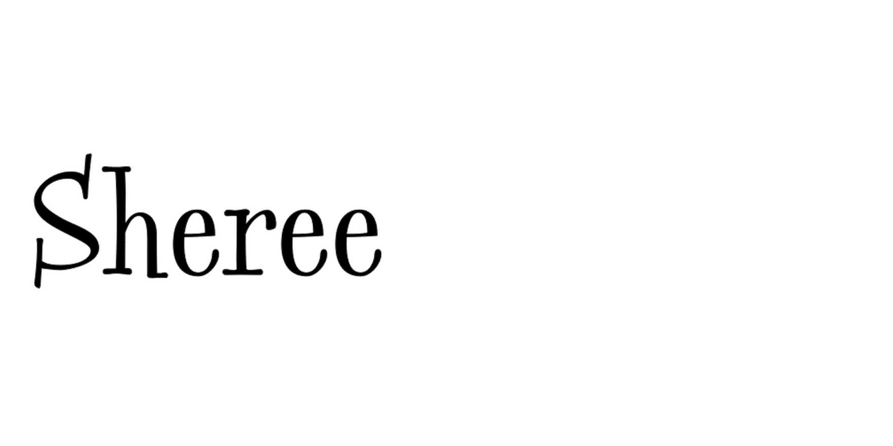 Sheree in use - Fonts In Use