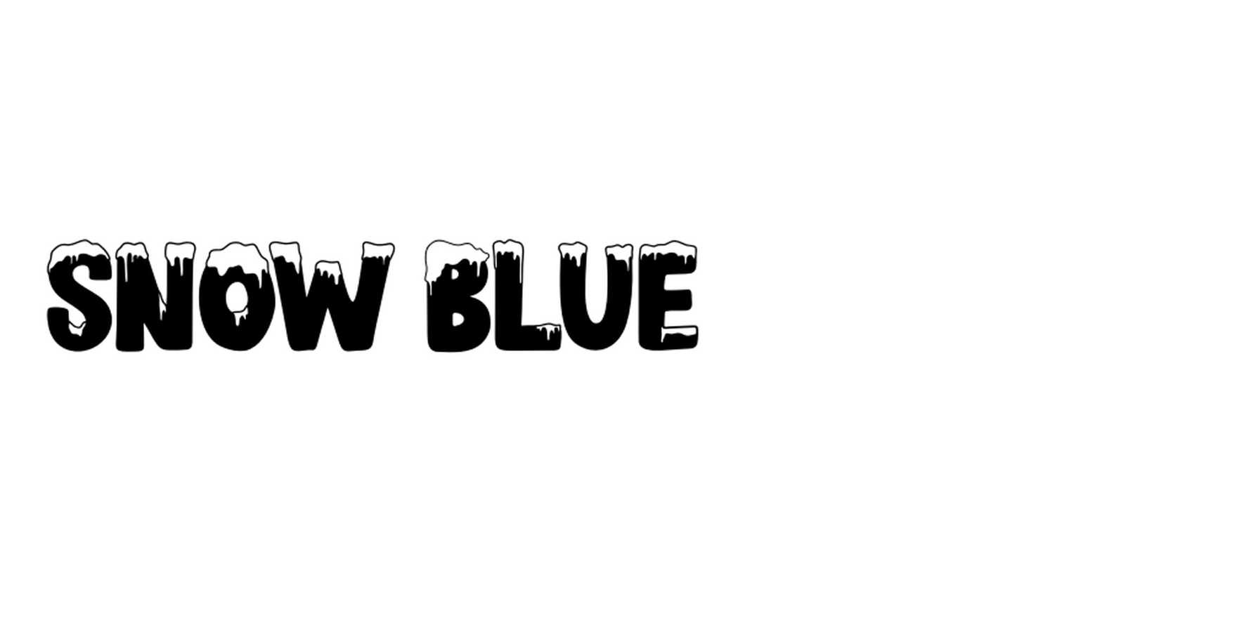 Snow Blue in use - Fonts In Use