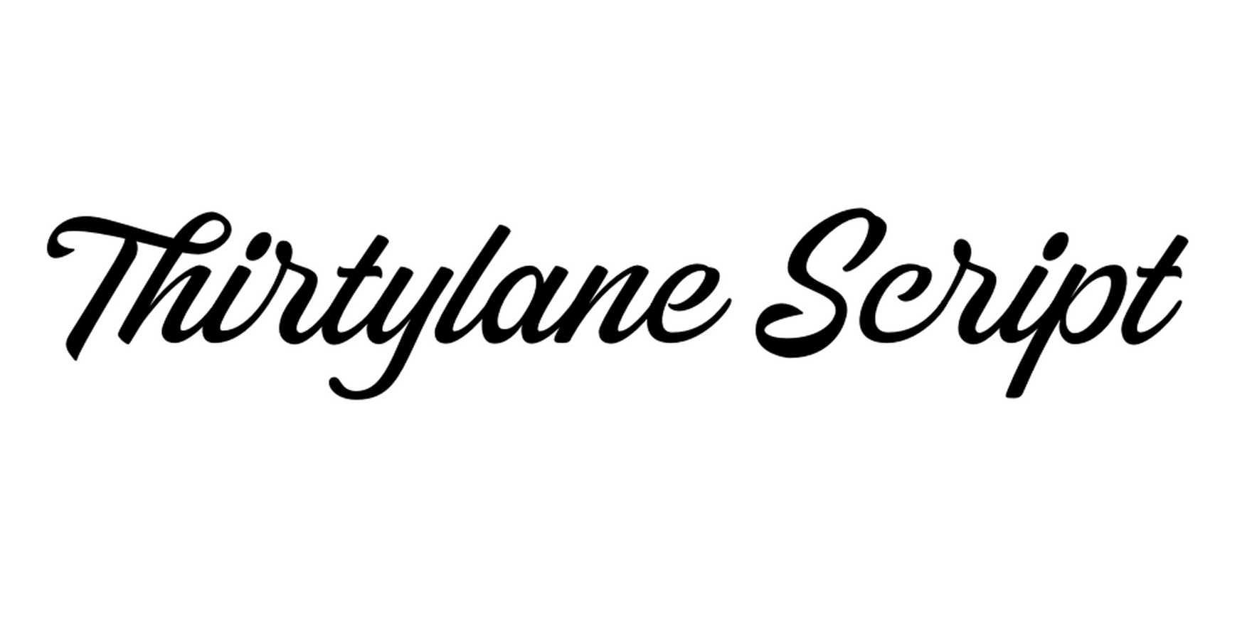 Thirtylane Script in use - Fonts In Use