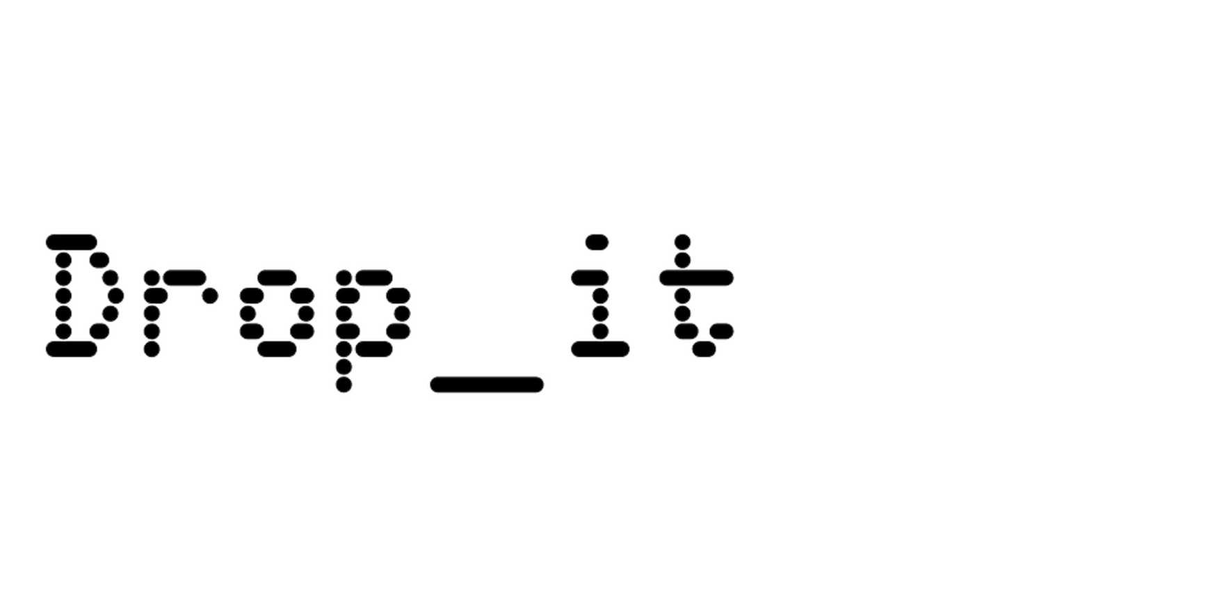 Drop_it in use - Fonts In Use