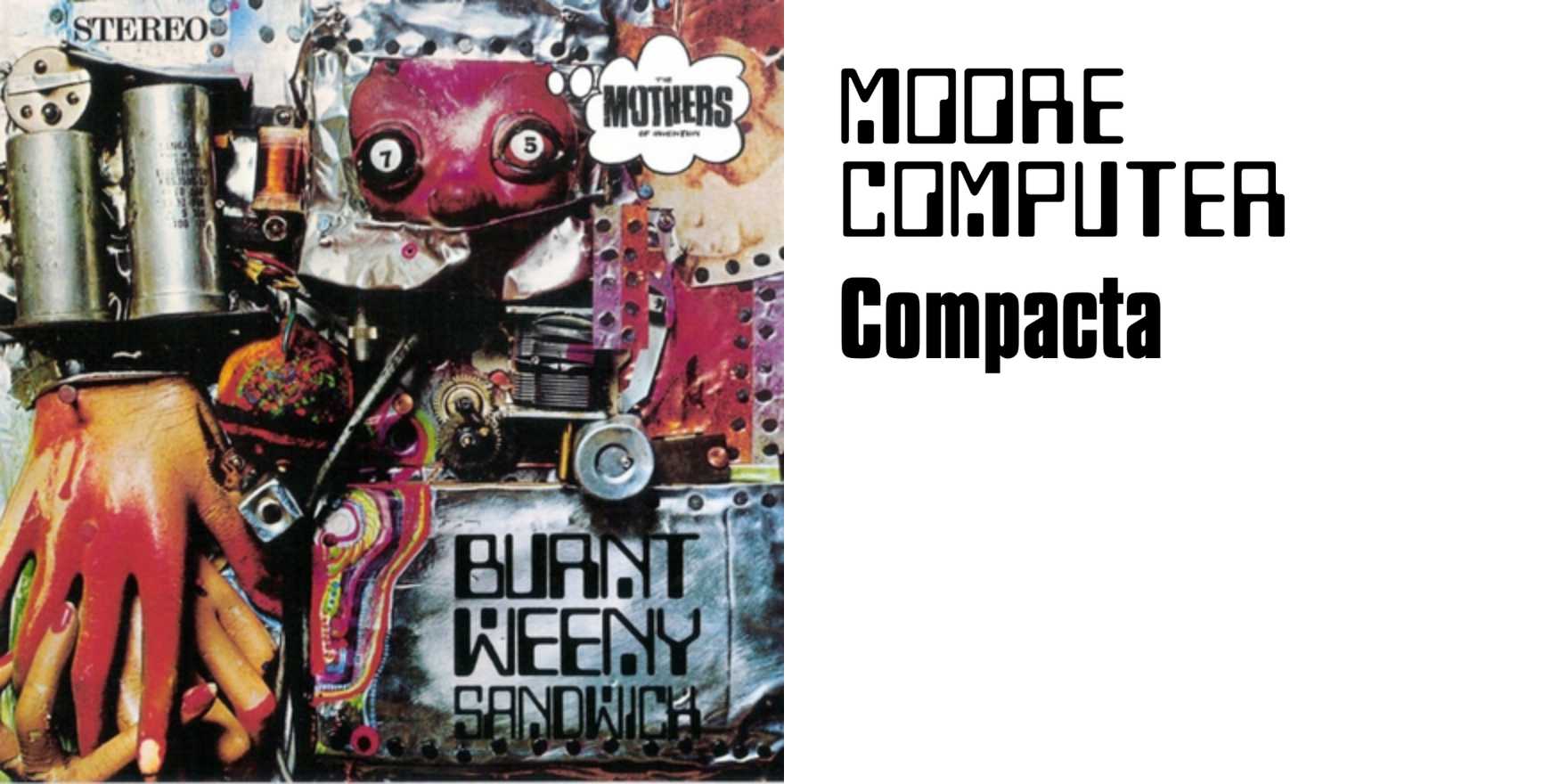 The Mothers of Invention – Burnt Weeny Sandwich album art - Fonts