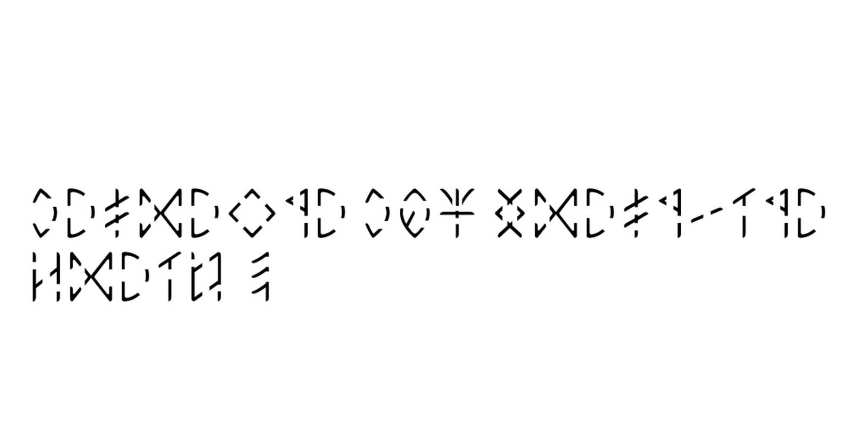 Ongunkan Old Hungarian Runic P in use - Fonts In Use