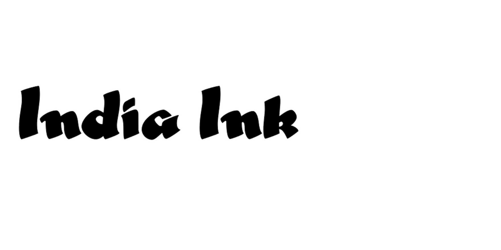 India Ink in use - Fonts In Use