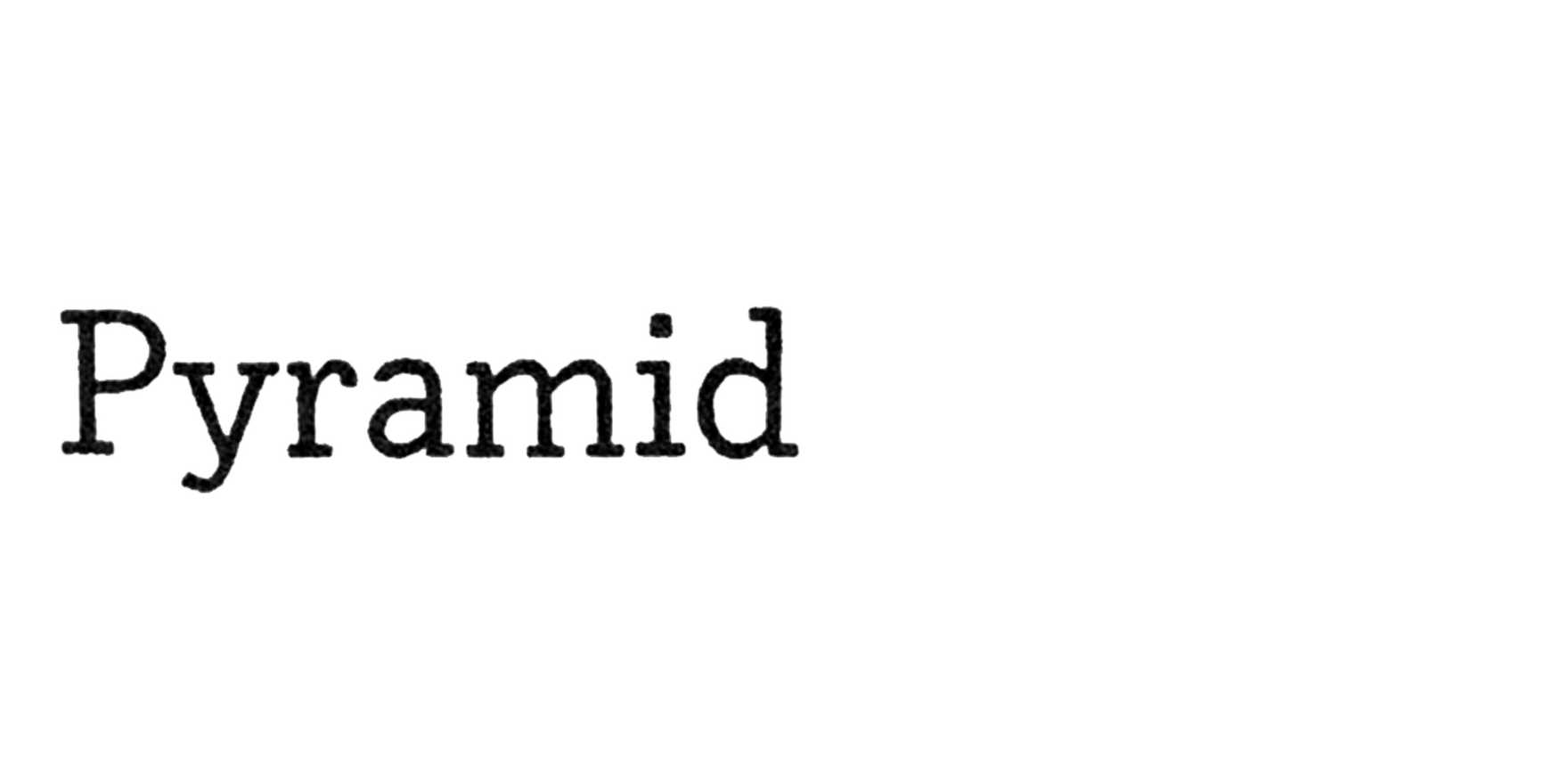 Pyramid in use - Fonts In Use