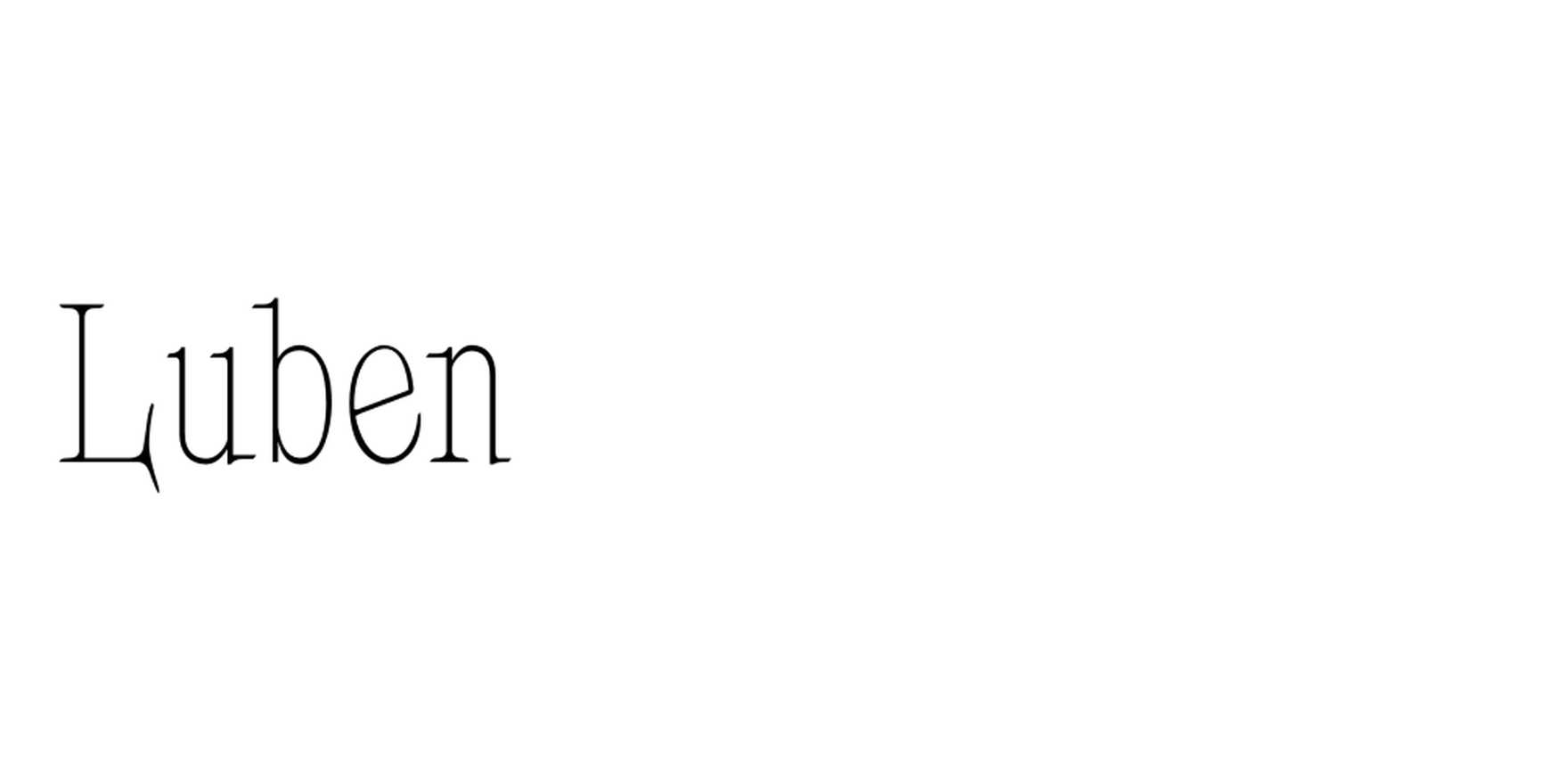 Luben in use - Fonts In Use
