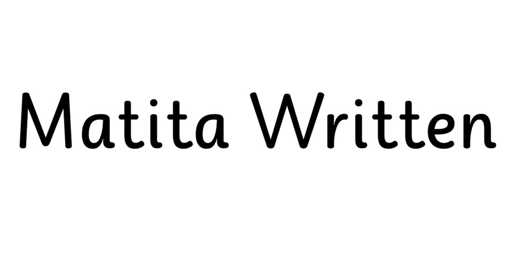 Matita Written in use - Fonts In Use