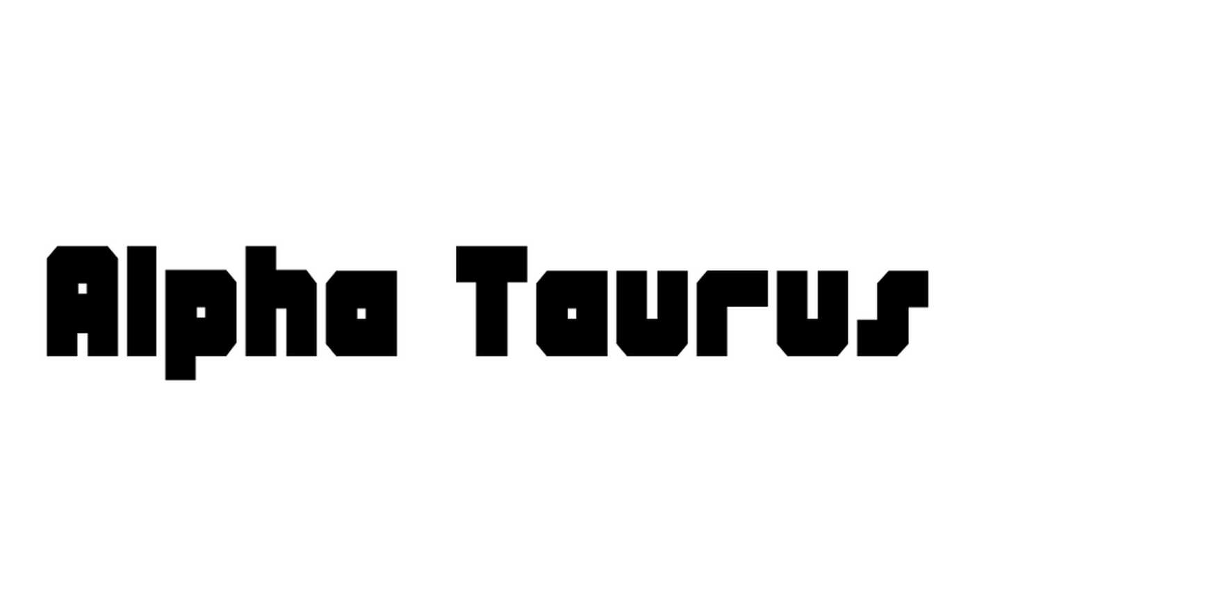 Alpha Taurus in use - Fonts In Use