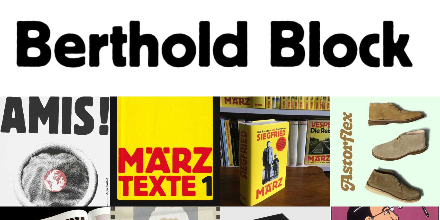 Berthold Block in use Fonts In Use