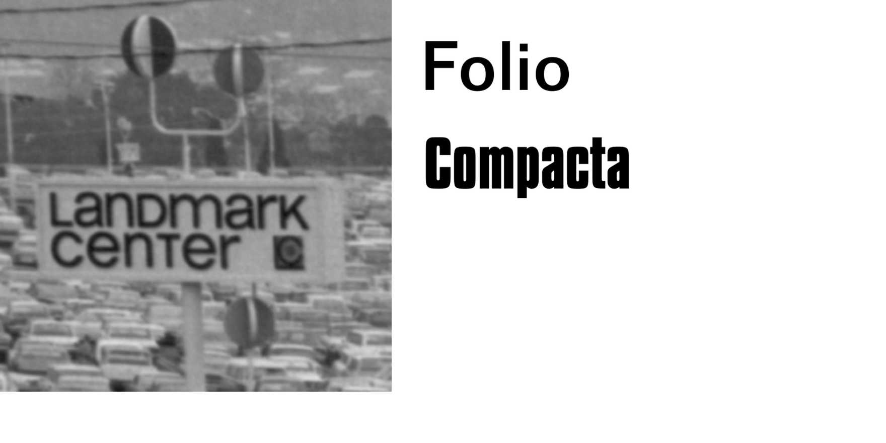 Landmark Center sign - Fonts In Use