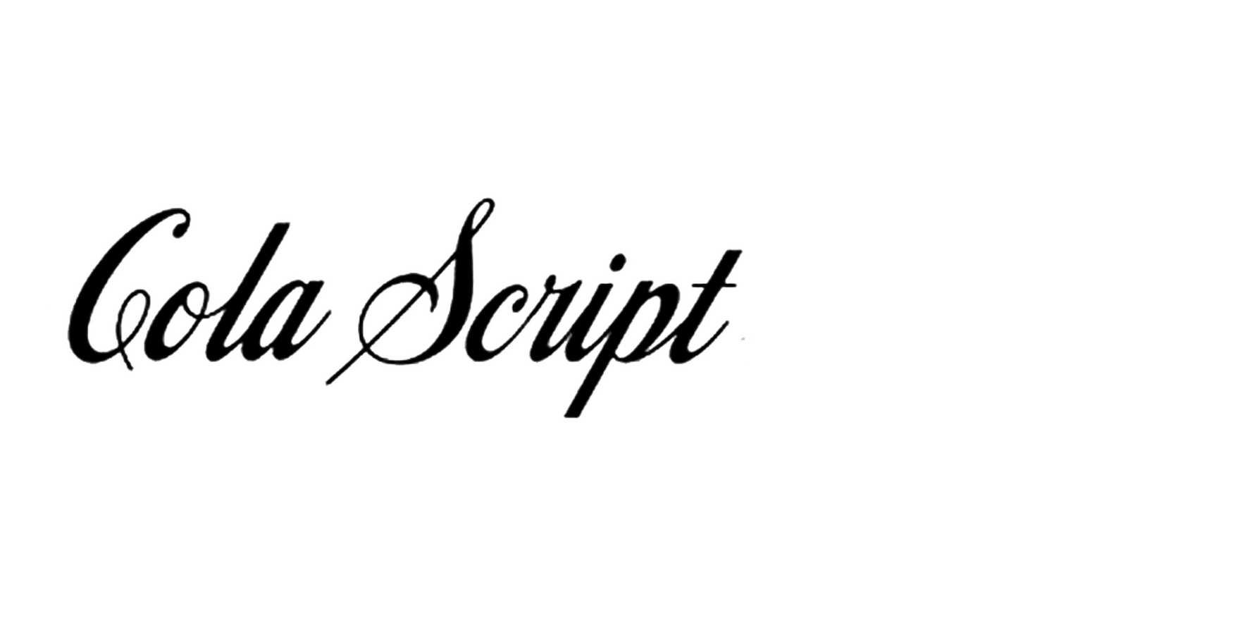Cola Script in use - Fonts In Use