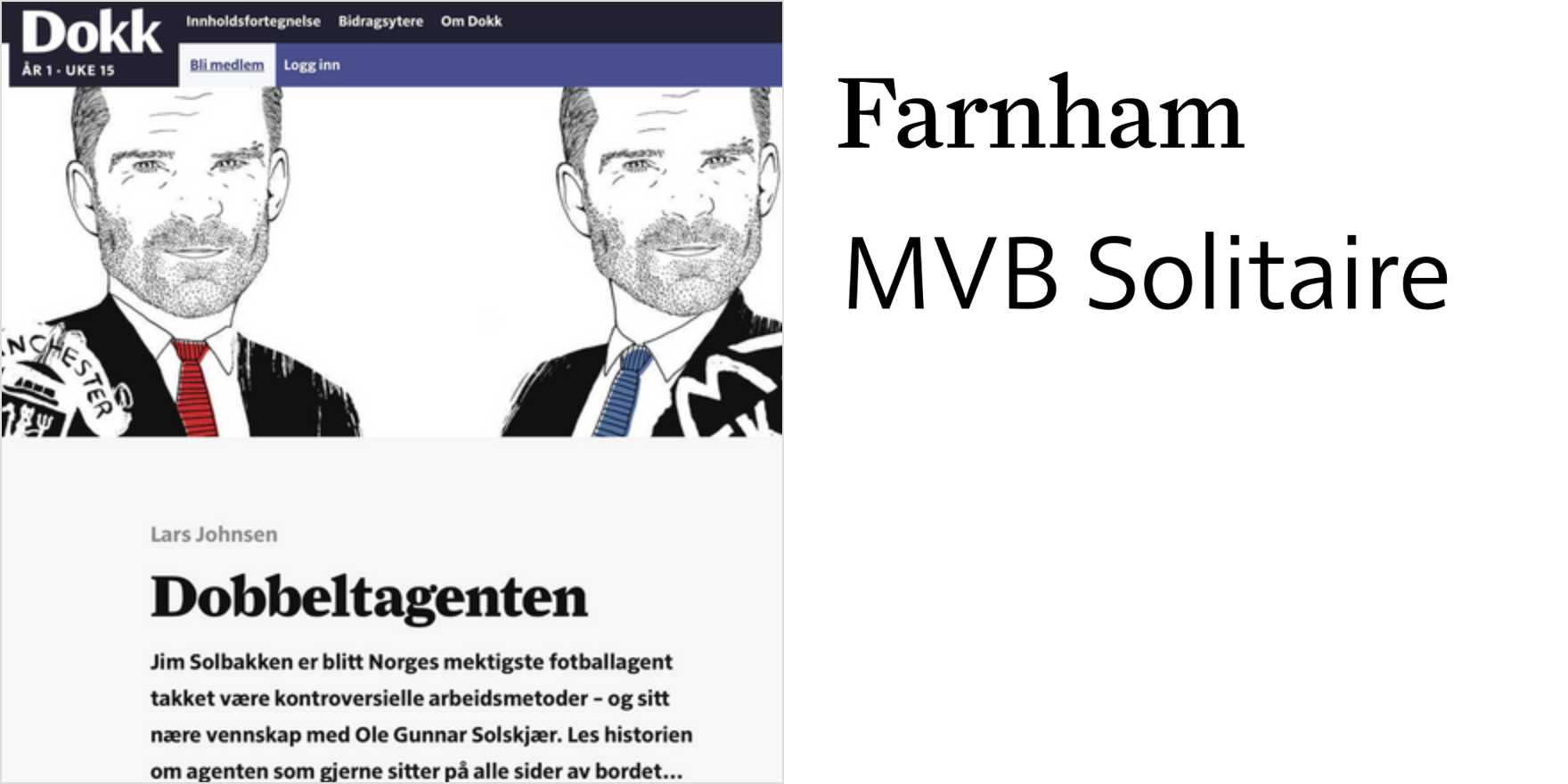 Dokk - Fonts In Use