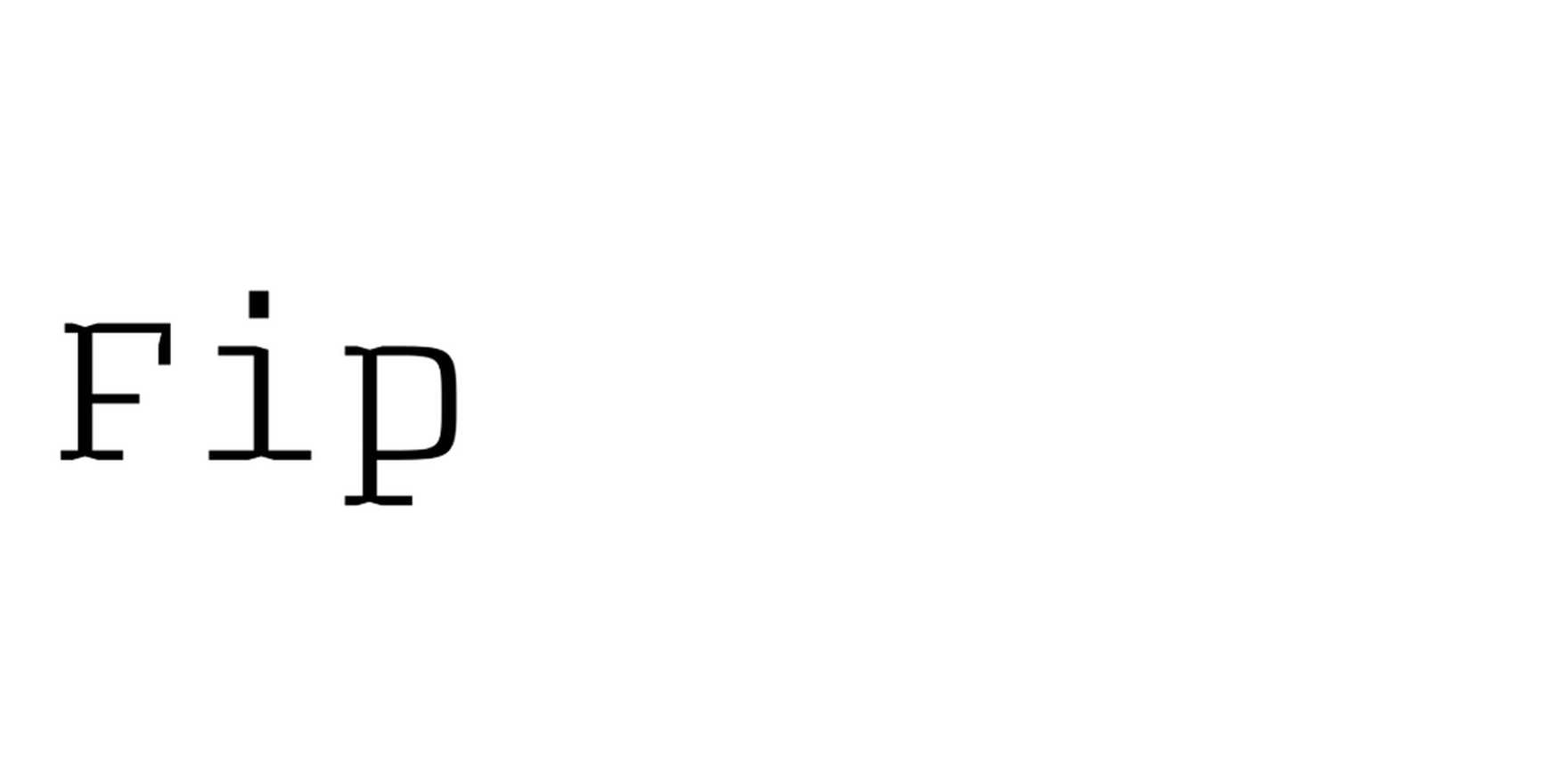 Fip in use - Fonts In Use