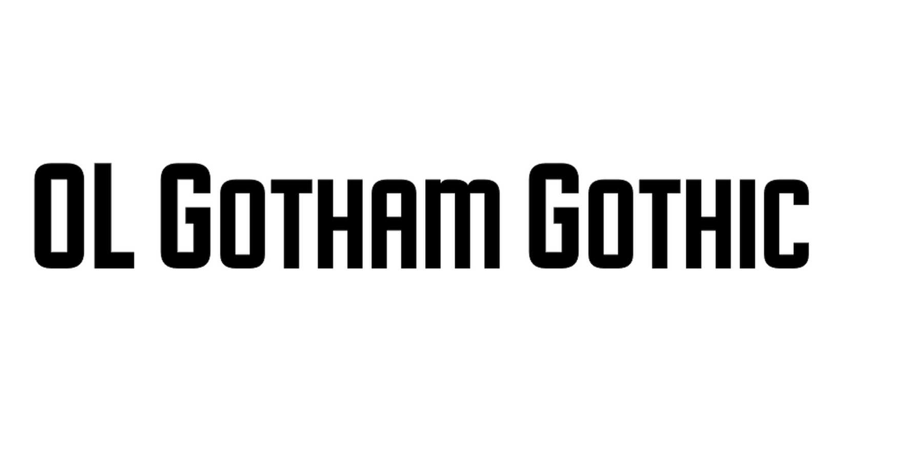 OL Gotham Gothic in use - Fonts In Use