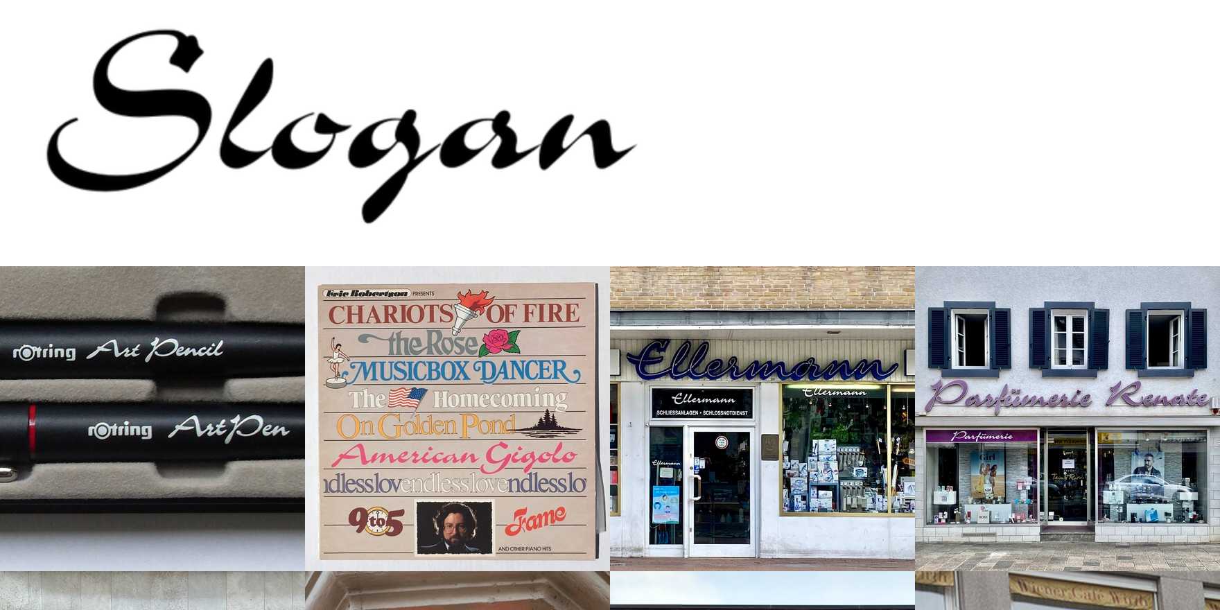 Slogan in use - Fonts In Use