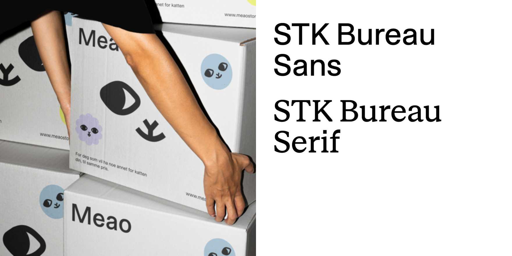 Meao - Fonts In Use