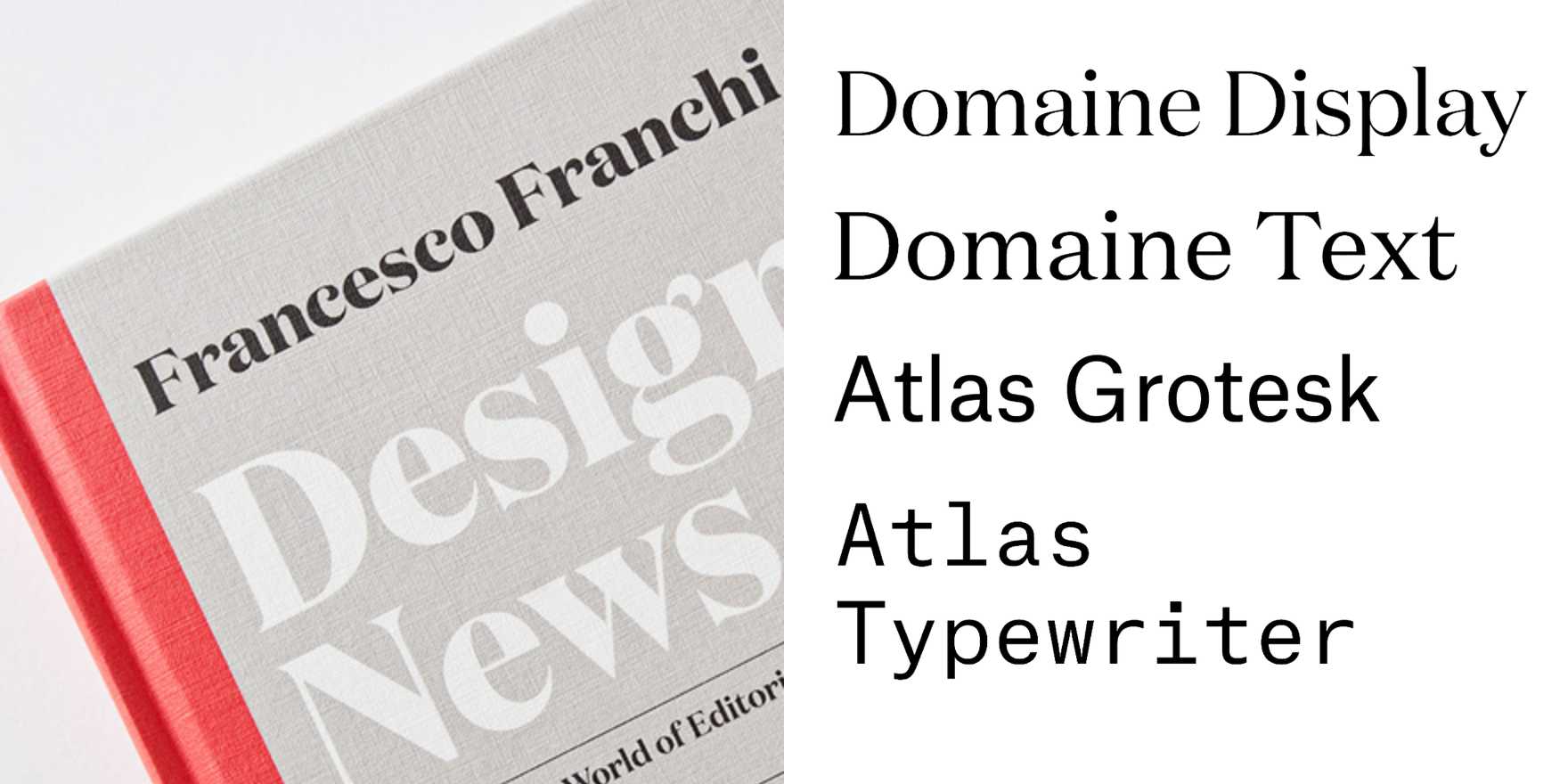 アート・デザイン・音楽 Designing News by Francesco Franchi Designing News by Francesco Franchi - Fonts In Use