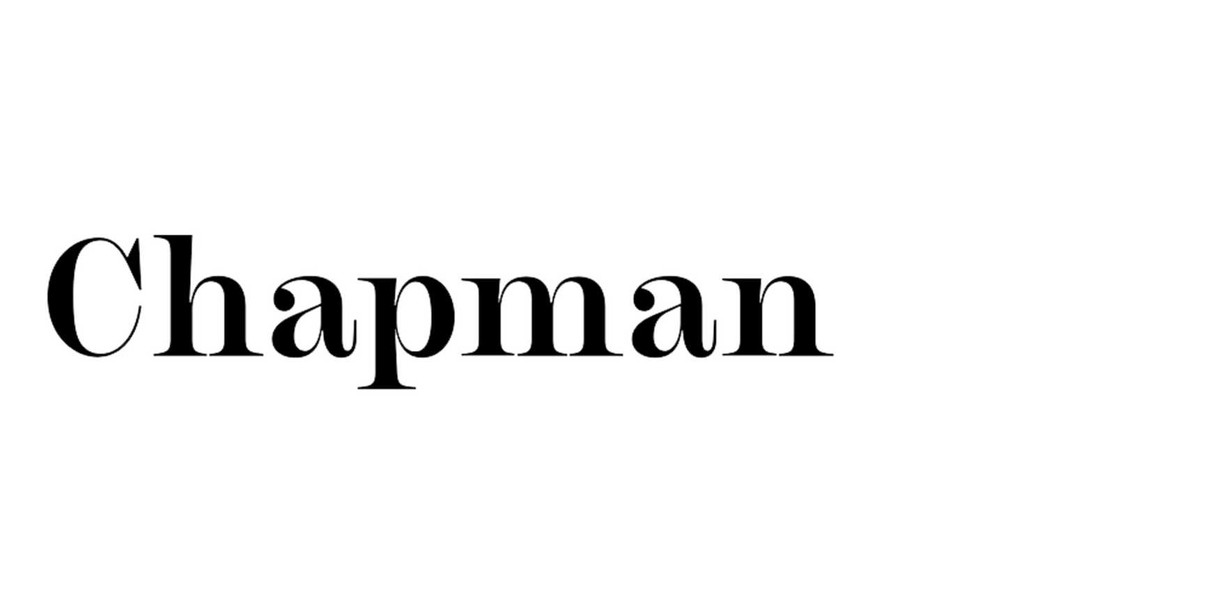 Chapman (inactive) in use - Fonts In Use