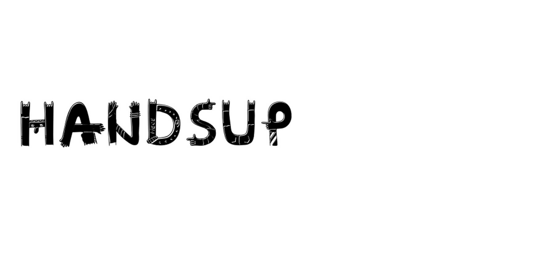 Handsup in use - Fonts In Use