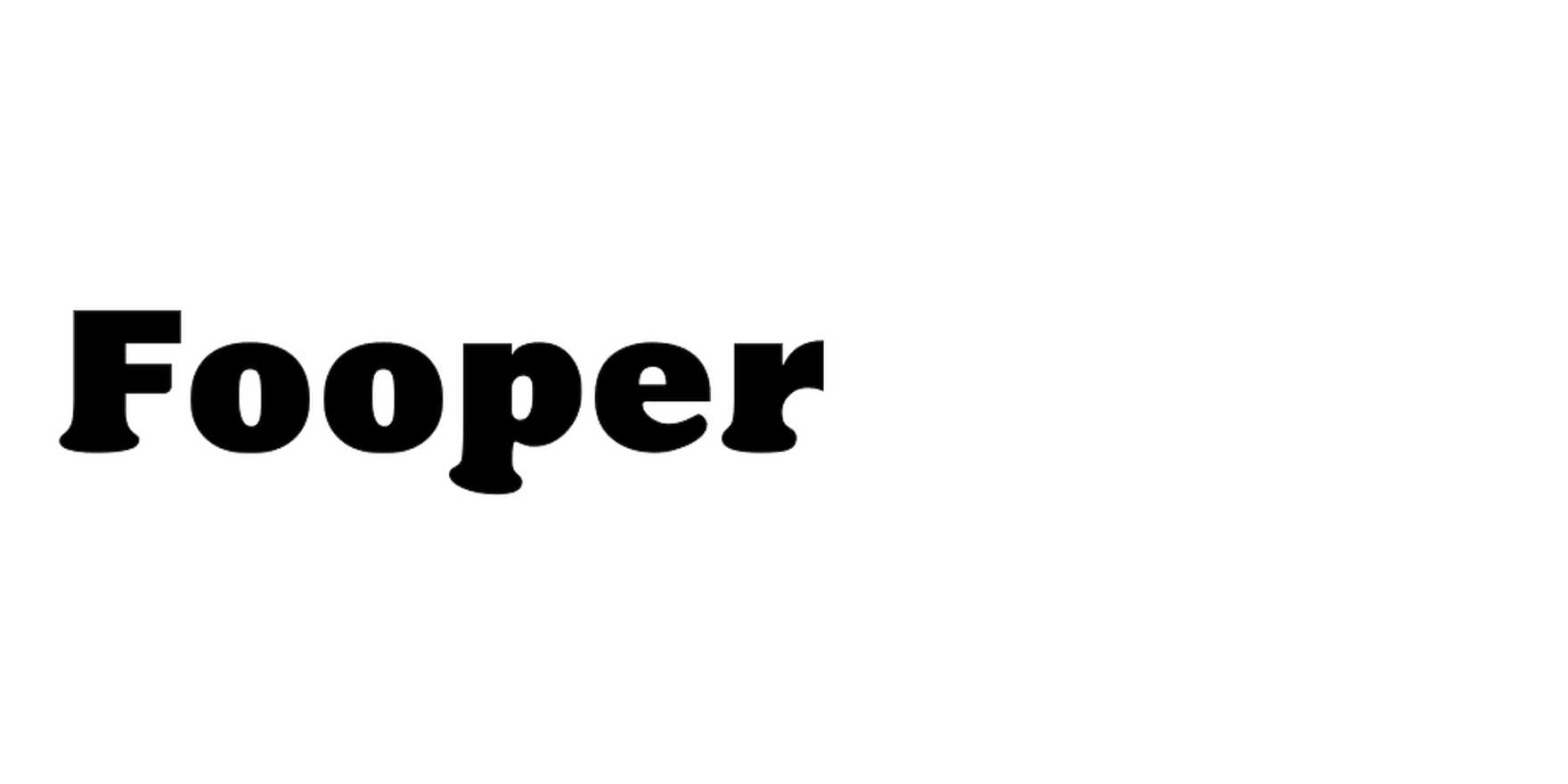 Fooper in use - Fonts In Use