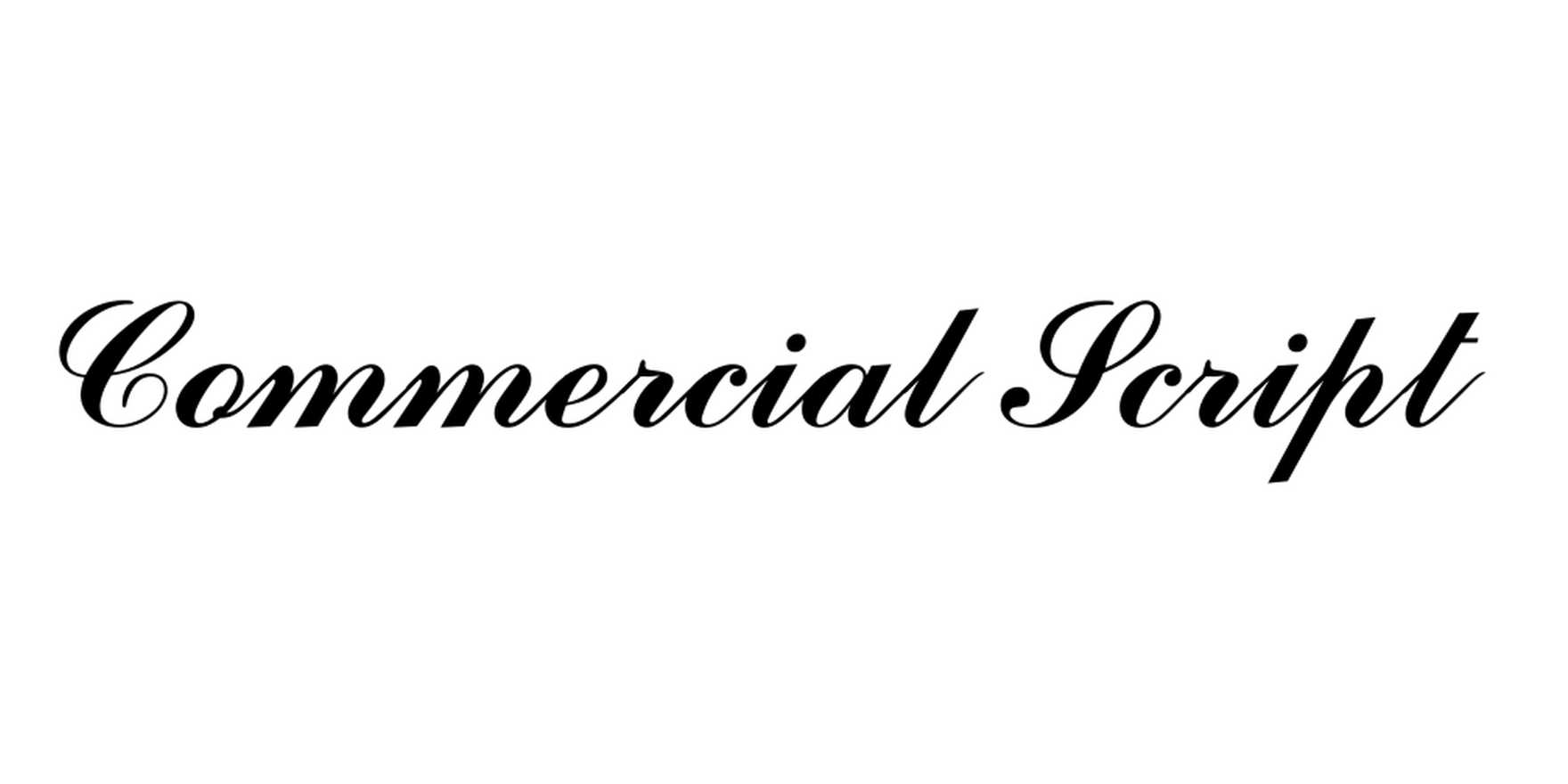 Commercial Script (Bitstream) in use - Fonts In Use
