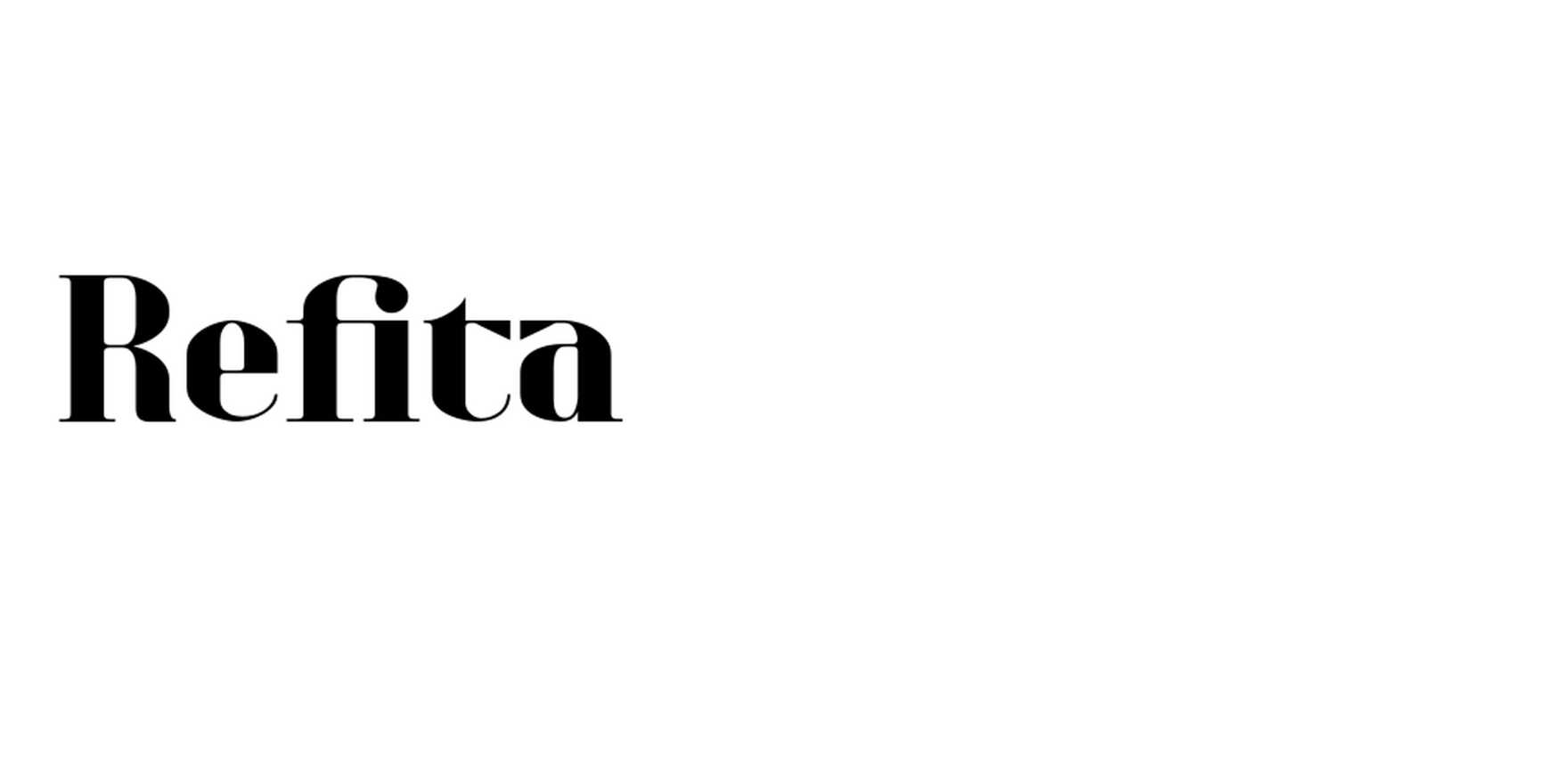 Refita in use - Fonts In Use