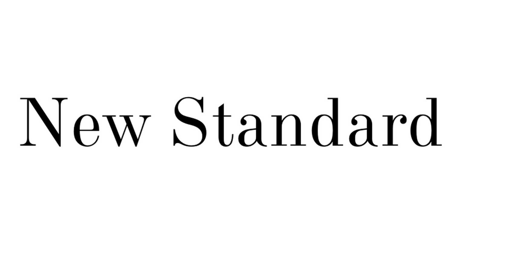 New Standard in use - Fonts In Use