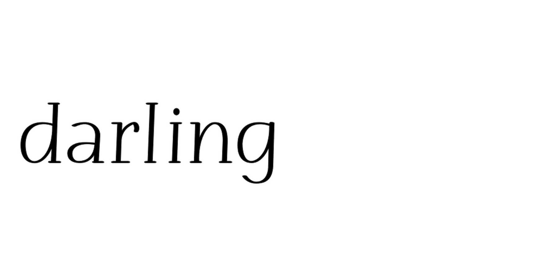 darling in use - Fonts In Use