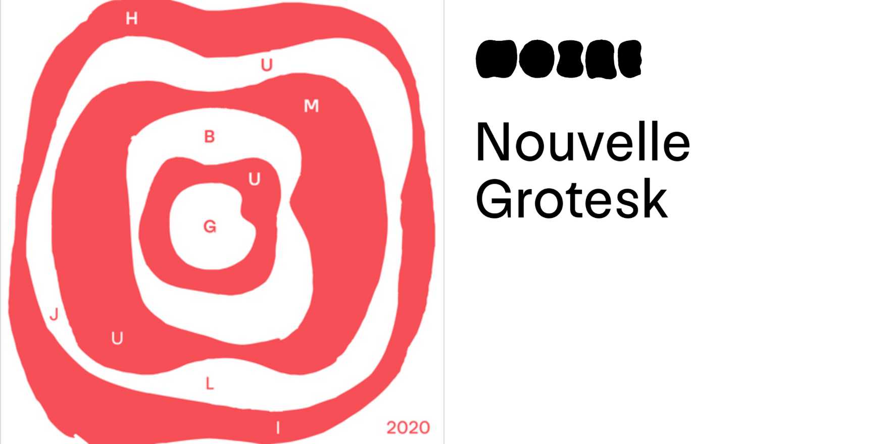 Humbug July 2020 program poster series - Fonts In Use