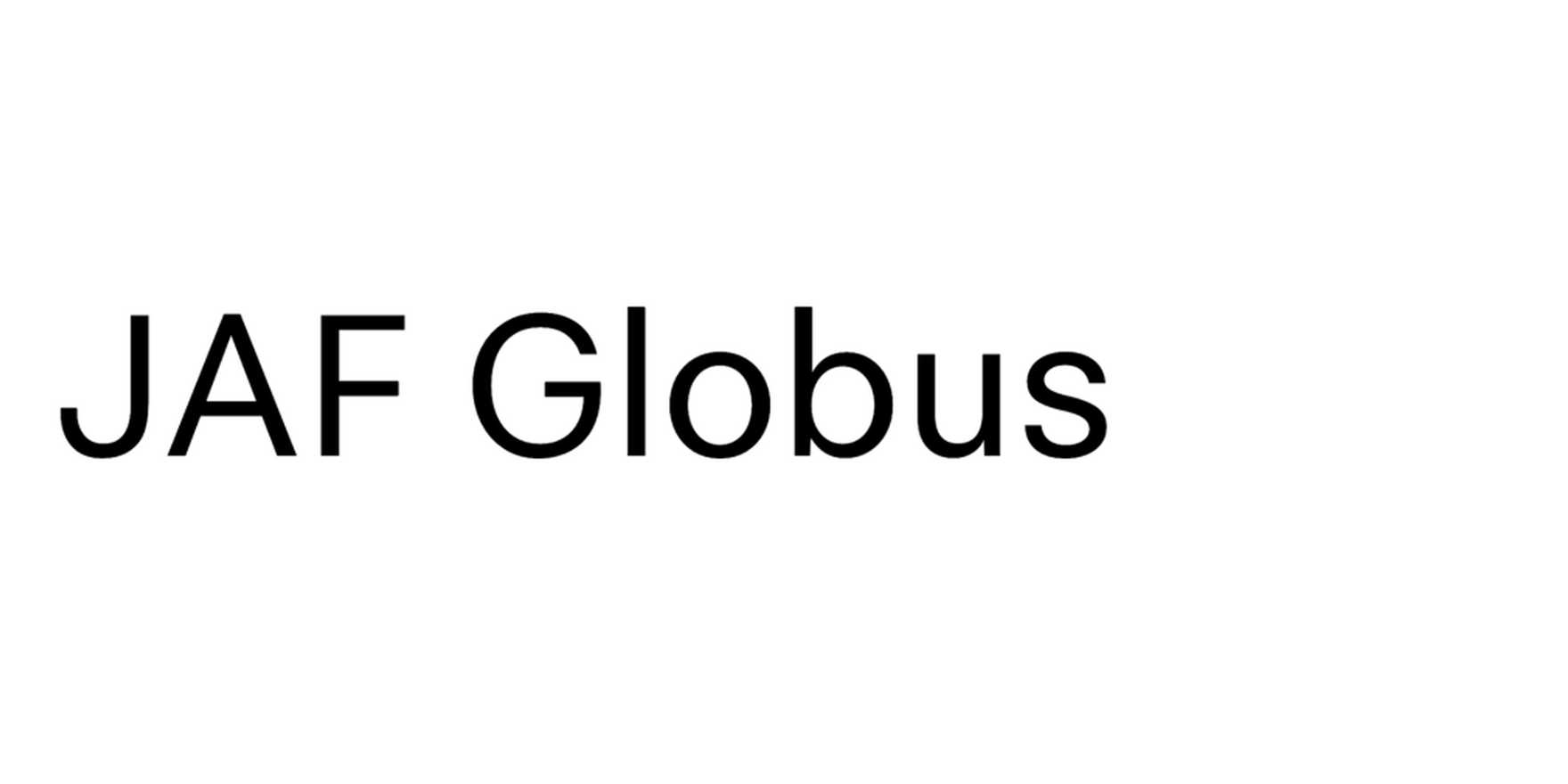 JAF Globus in use - Fonts In Use