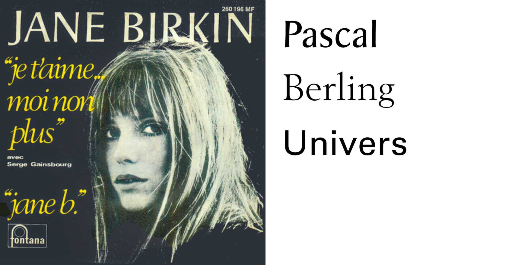 Jane Birkin & Serge Gainsbourg – “Je t'aime… moi non plus