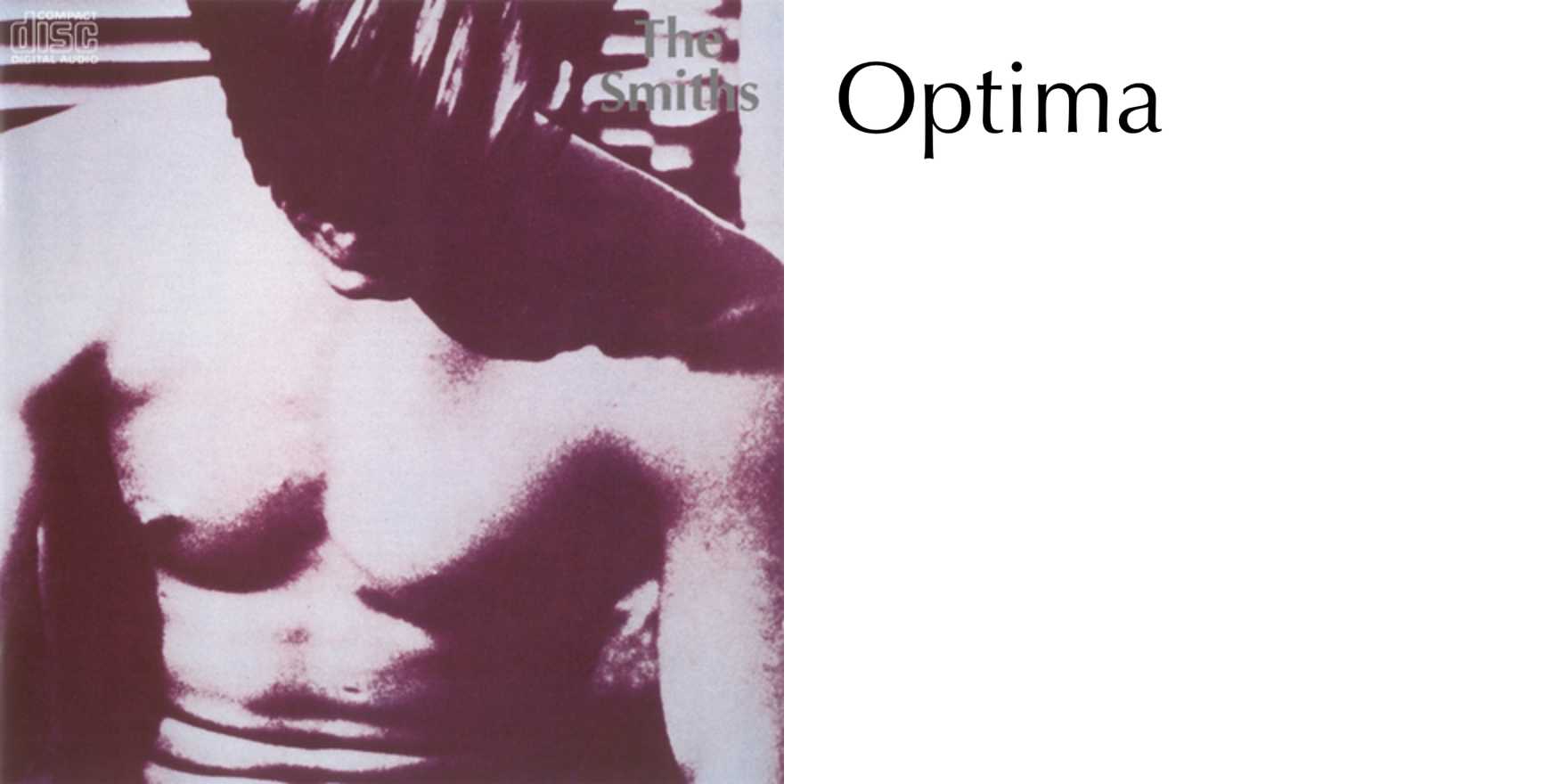 The Smiths – The Smiths album art - Fonts In Use