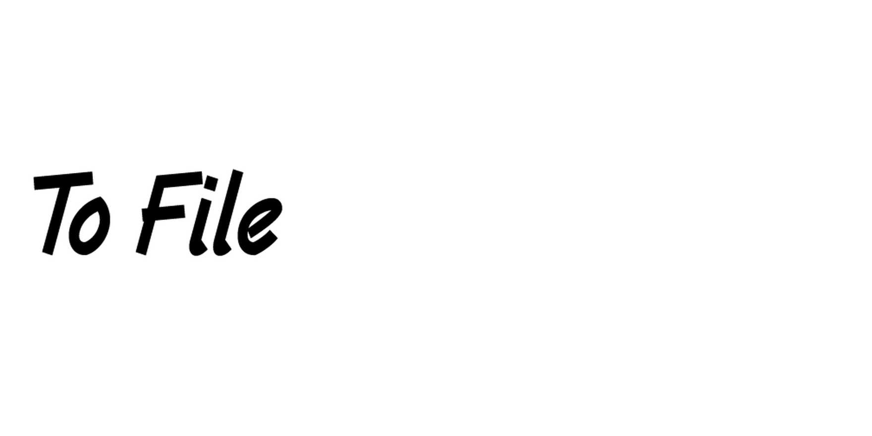 To File in use - Fonts In Use