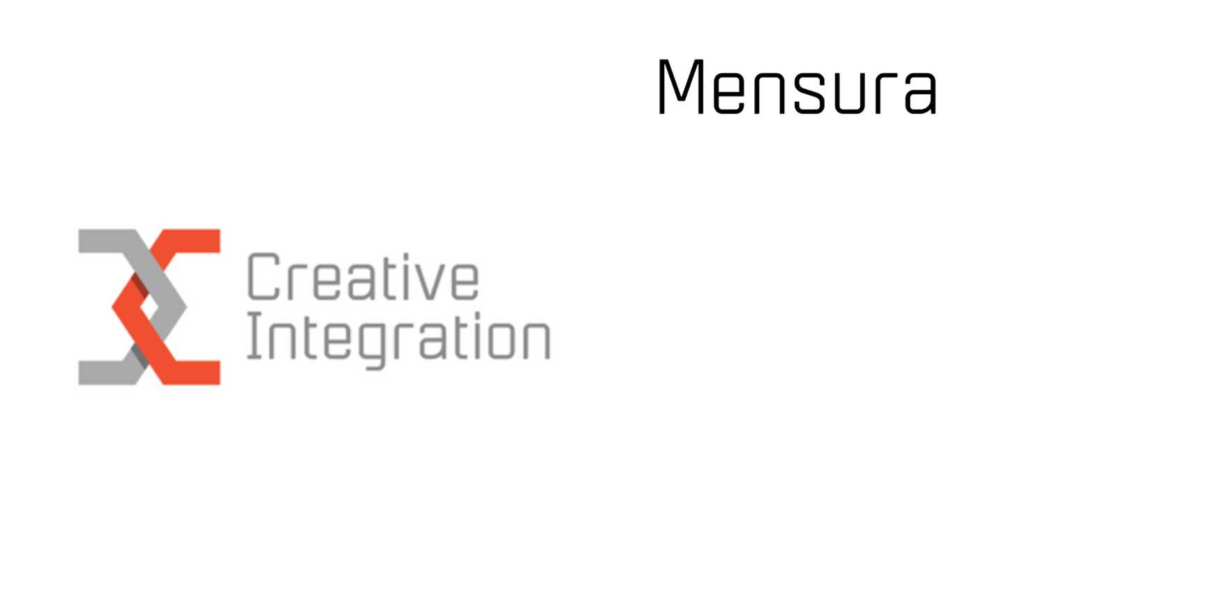 Creative Integration logo - Fonts In Use