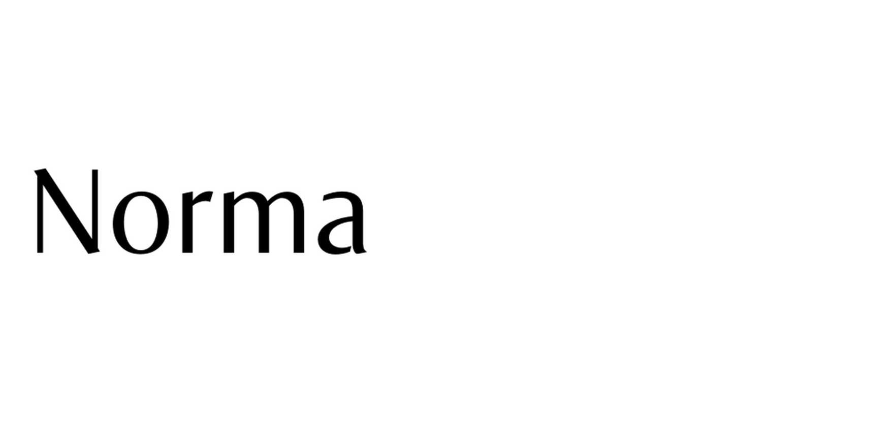 Norma in use - Fonts In Use