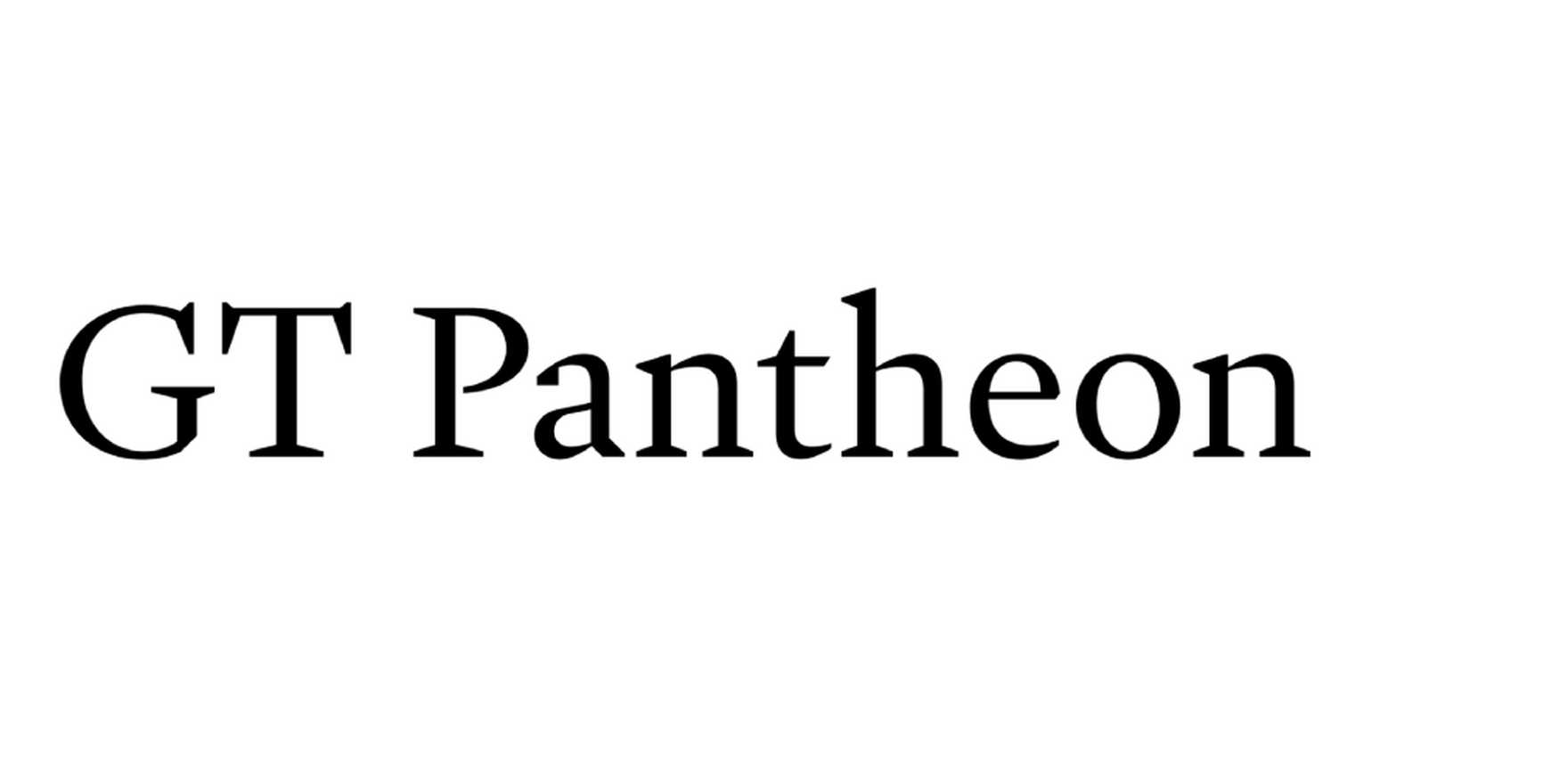 GT Pantheon in use - Fonts In Use