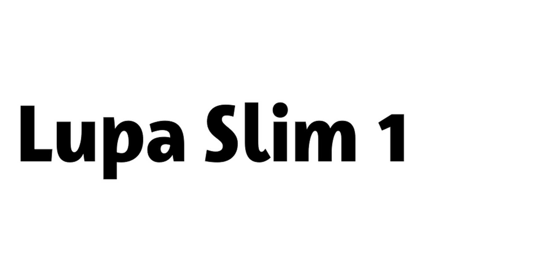 Lupa Slim 1 in use - Fonts In Use