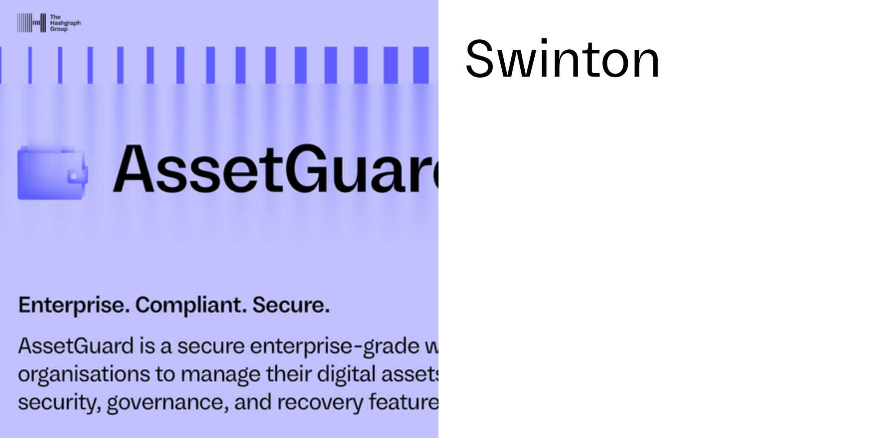 The Hashgraph Group website - Fonts In Use
