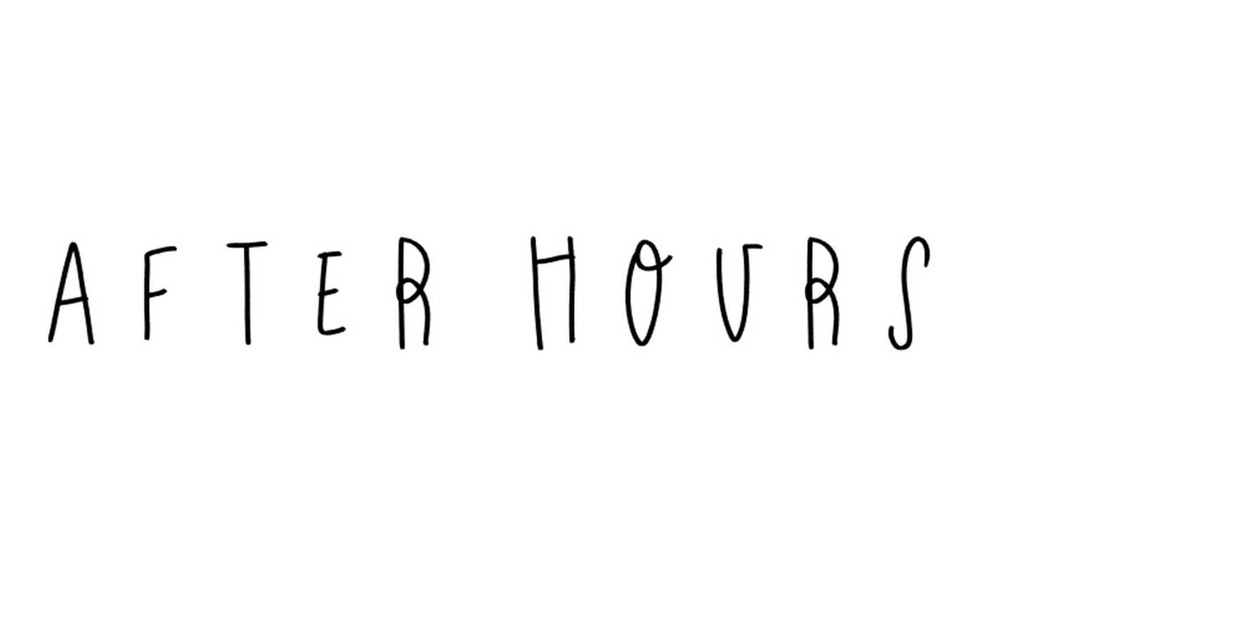 After Hours in use - Fonts In Use
