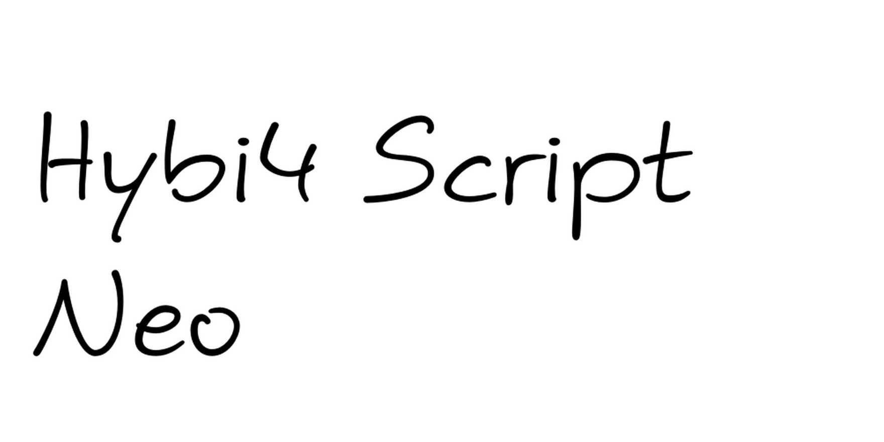 Hybi4 Script Neo in use - Fonts In Use