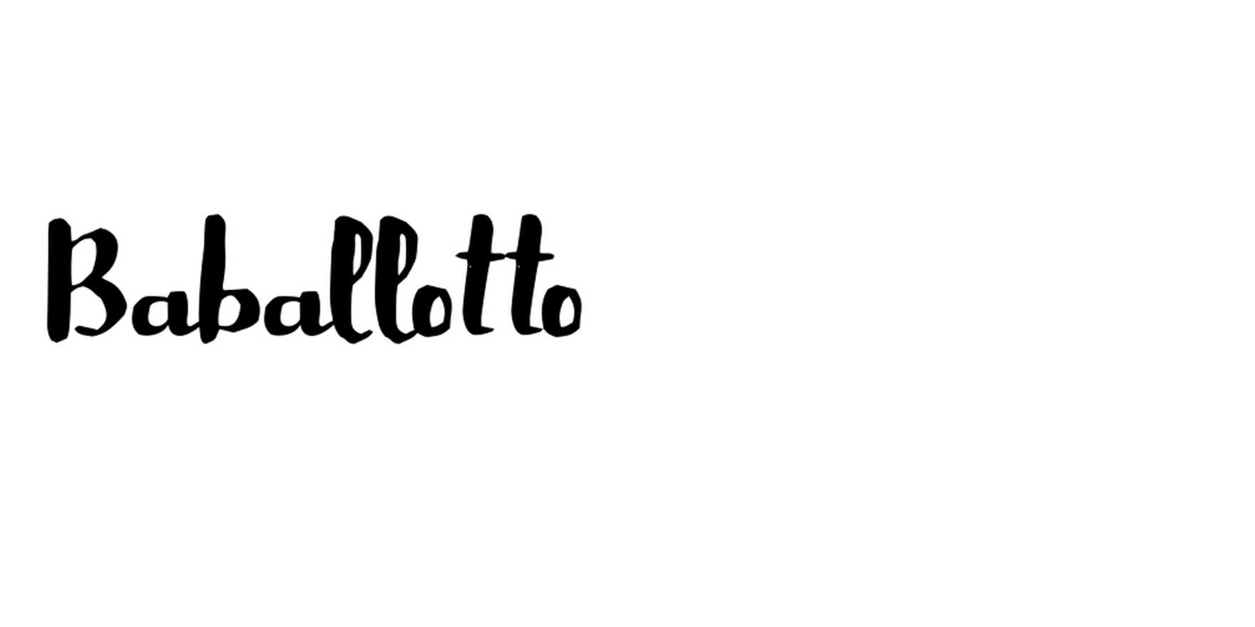 Baballotto in use - Fonts In Use