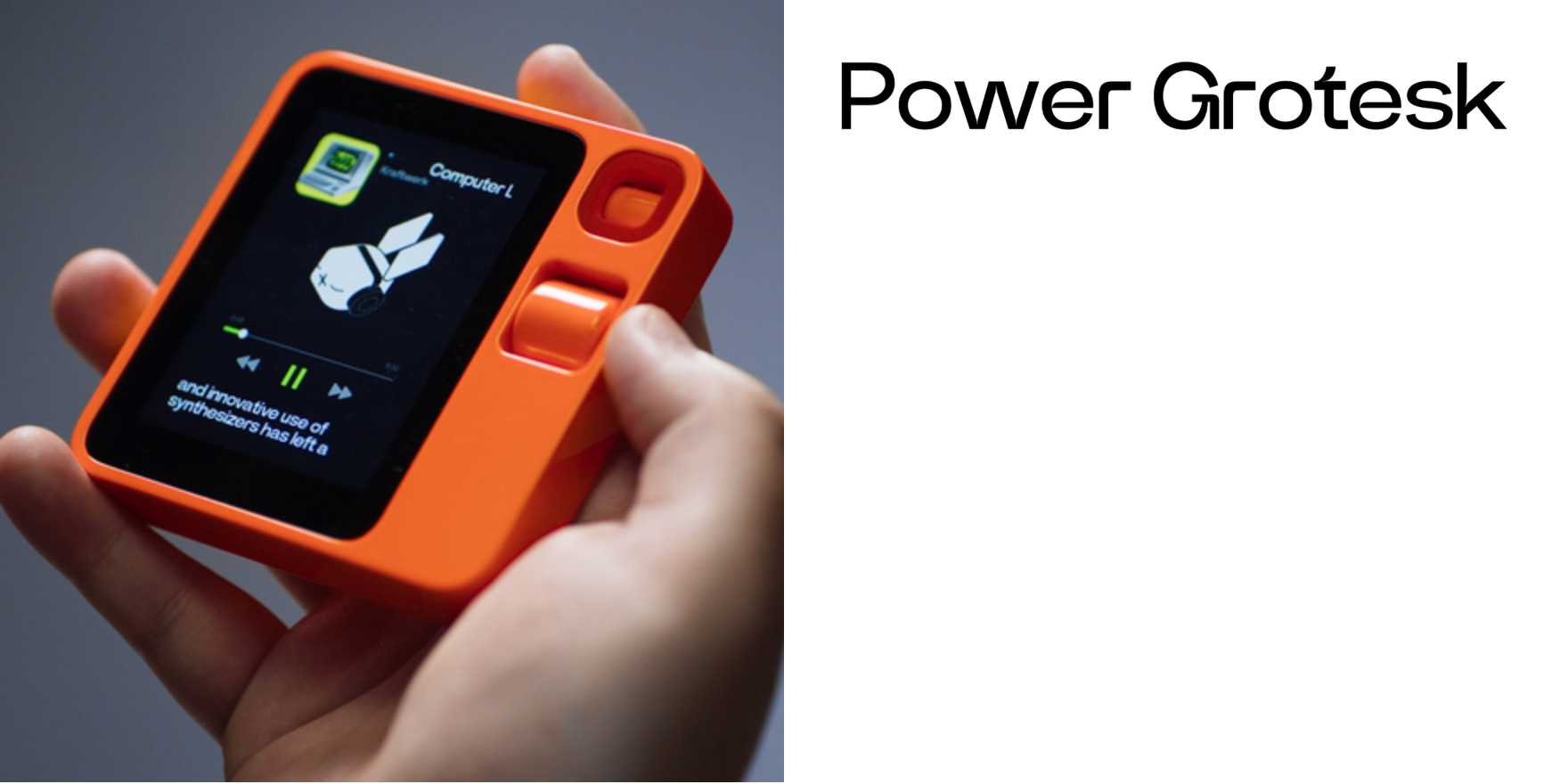 Rabbit R1 - Fonts In Use