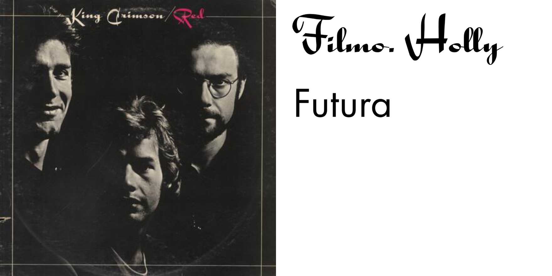 King Crimson – Red album art - Fonts In Use