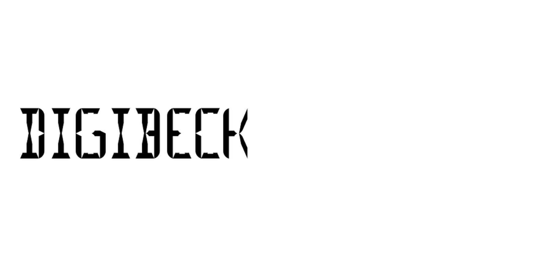 Digibeck in use - Fonts In Use