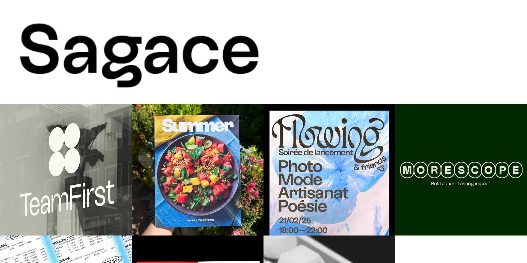 Sagace in use - Fonts In Use