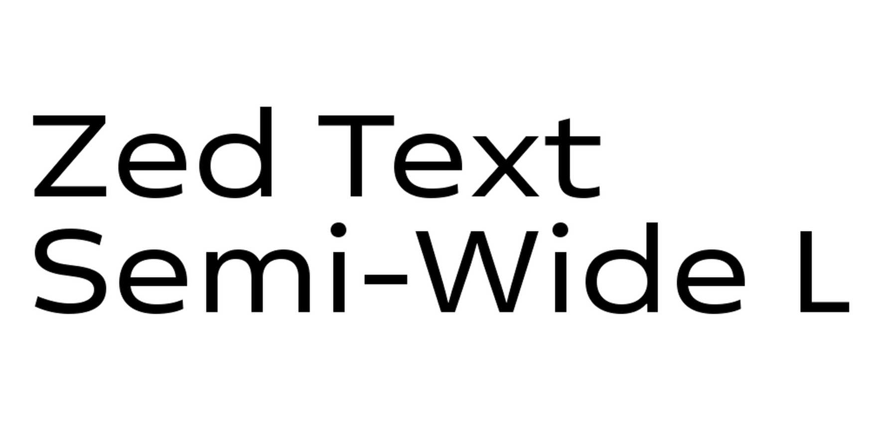 Zed Text Semi-Wide L in use - Fonts In Use
