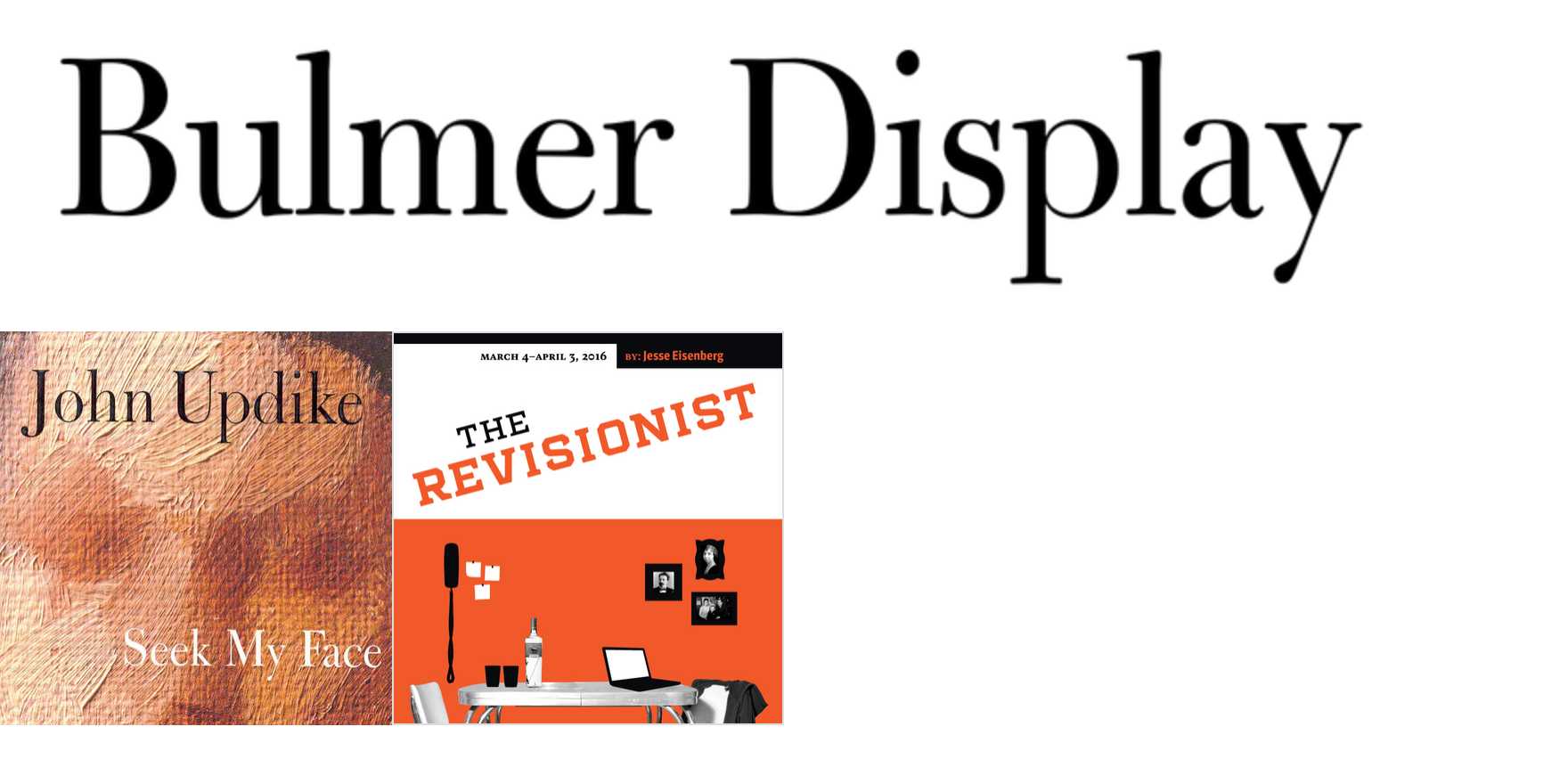 Bulmer Display in use - Fonts In Use