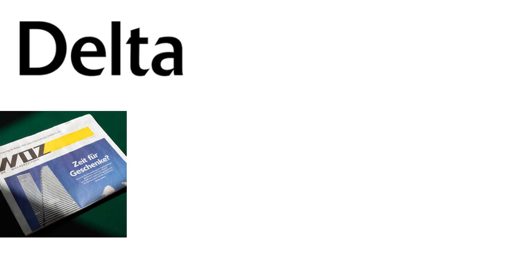 Delta in use - Fonts In Use